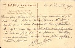 CPA Paris the Seine with the quay of Small tower