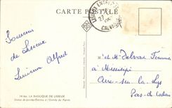 CPA die Basilika der Lisieux Statue von Sainte Therese zum Hereinkommen des Quadrats