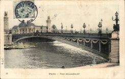 Paris CPA Bridge Alexandre III