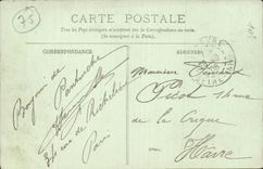 Paris CPA staircases of the boulevard St Martin