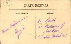 Paris CPA Barracks of the water tower and Statue of the Republic