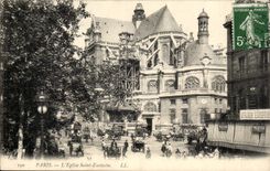 Paris CPA Eglise Sainte Eustache