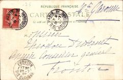 Paris CPA Places Harmony (man elegant)