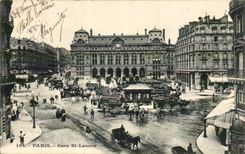 Paris CPA Gare St lazare