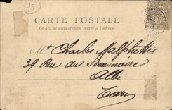 Paris CPA Street Soufflot and the Pantheon