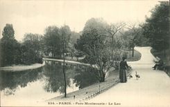 Paris CPA Montsouris Park the lake