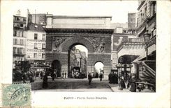 Paris CPA Gate Saint Martin
