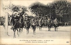 Paris CPA Defiles of the victory has Paris July 14th 1919 the procession Marechal Douglais Haig
