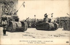 Partys Paris-CPA des Sieges hat Paris 14 Juli 1919 die Prozession die Behalter (Behalter)