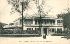 Paris CPA a corner of the Champs Elysees