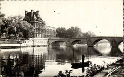 Paris CPA Pont royal et le pavillon de Flore