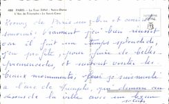 Paris CPA the Eiffel Tower Our Lady Arc de Triomphe the Sacring Heart