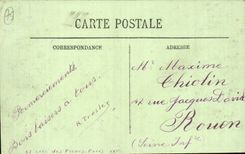 Paris CPA Floods of January 1910 the bridge of Alma