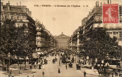 Paris CPA Avenue de l'Opera