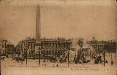 Paris CPA Place de la Concorde