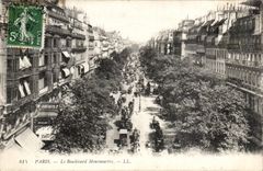 Paris CPA Le boulevard Montmartre