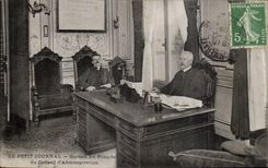 Paris CPA the Small Newspaper Office of the President of the council of administration TOP (newspaper presses media)