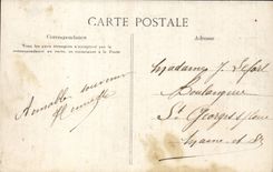 Paris CPA the Small Newspaper part of the service of Paper mill TOP (newspaper presses media)