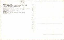 Paris CPA Notre Dame la nuit