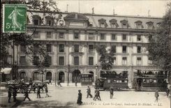 Paris CPA College St Louis boulevard St Michel (trams)