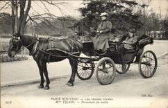 Paris new CPA the women coachman Miss Vilain Walk of morning TOP (Small trades)