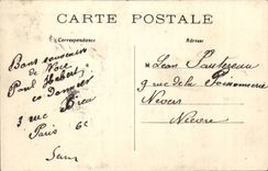 Paris CPA Jardin des Tuileries Le charmeur d'oiseaux TOP