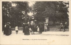 Paris Vecu CPA Au jardin d'acclimatation (camel chameau) TOP