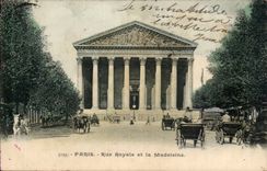 Paris CPA Rue Royale et la colonnade