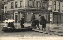 Paris CPA Saint Stereotypes of Religieuses January 28th 1910 of Vincent of Paul in round of Inondations charity