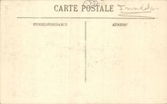 Paris CPA floods January 1910 a courageous man