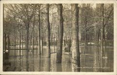 Neuilly CPA Boulevard Argenson Inondations Janvier 1910