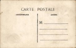 Paris CPA Street of the university Floods 1910