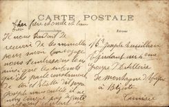Lavarenne CPA Inondations 1910 Rue du pont Passerelle rue du bac