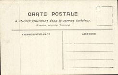 Paris CPA automobile 1910 Canot Floods street of the university