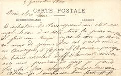 Paris CPA 1910 Avenue Montaigne Floods