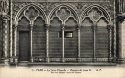 Paris CPA Sainte Chapelle Oratoire de Louis XI 