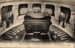 Paris CPA Hotel of Invalides the Tomb of Napoleon 1st Sarcophagus