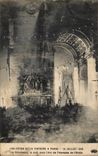 Paris CPA Festivals of the Victoire Cenotapge July 14th 1919 the night under Arc de Triomphe of star
