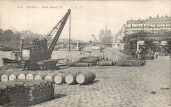Paris CPA Port Henri IV