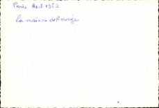 Paris CPA the house of Norway August 1963 (Norway)