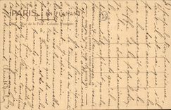 Paris CPA Street of Peace Vendome Column