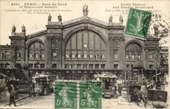 Paris CPA Parks North and Denain boulevard