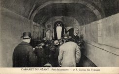 Paris CPA Montmartre Cabaret du neant Caveau des Trepasses
