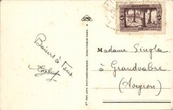 Arabisches Dorf Algerien-CPA