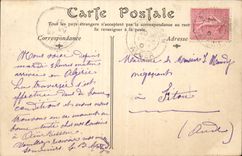 Szenen und Standards des Algerien-Schwarzen CPA mit dem Kaffee Maure TOP