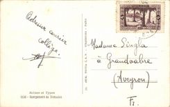 Szenen Algerien-CPA und Standardlager der Nomaden