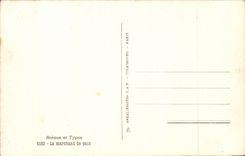 Szenen und Standards Algerien-CPA der Brotkaufmann