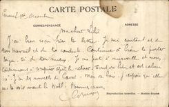 Szenen und Standards Algerien-CPA das Gebet des Abends