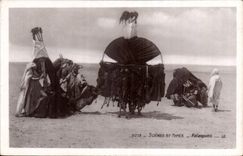 Szenen Algerien-CPA und Standardriffgerate