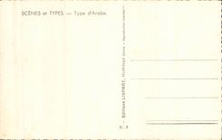 Szenen und Art Arten Algerien-CPA von Arabisch